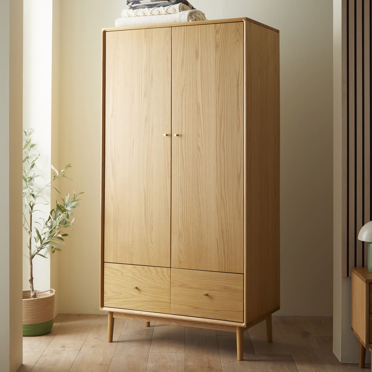 Wright Oak Wardrobe