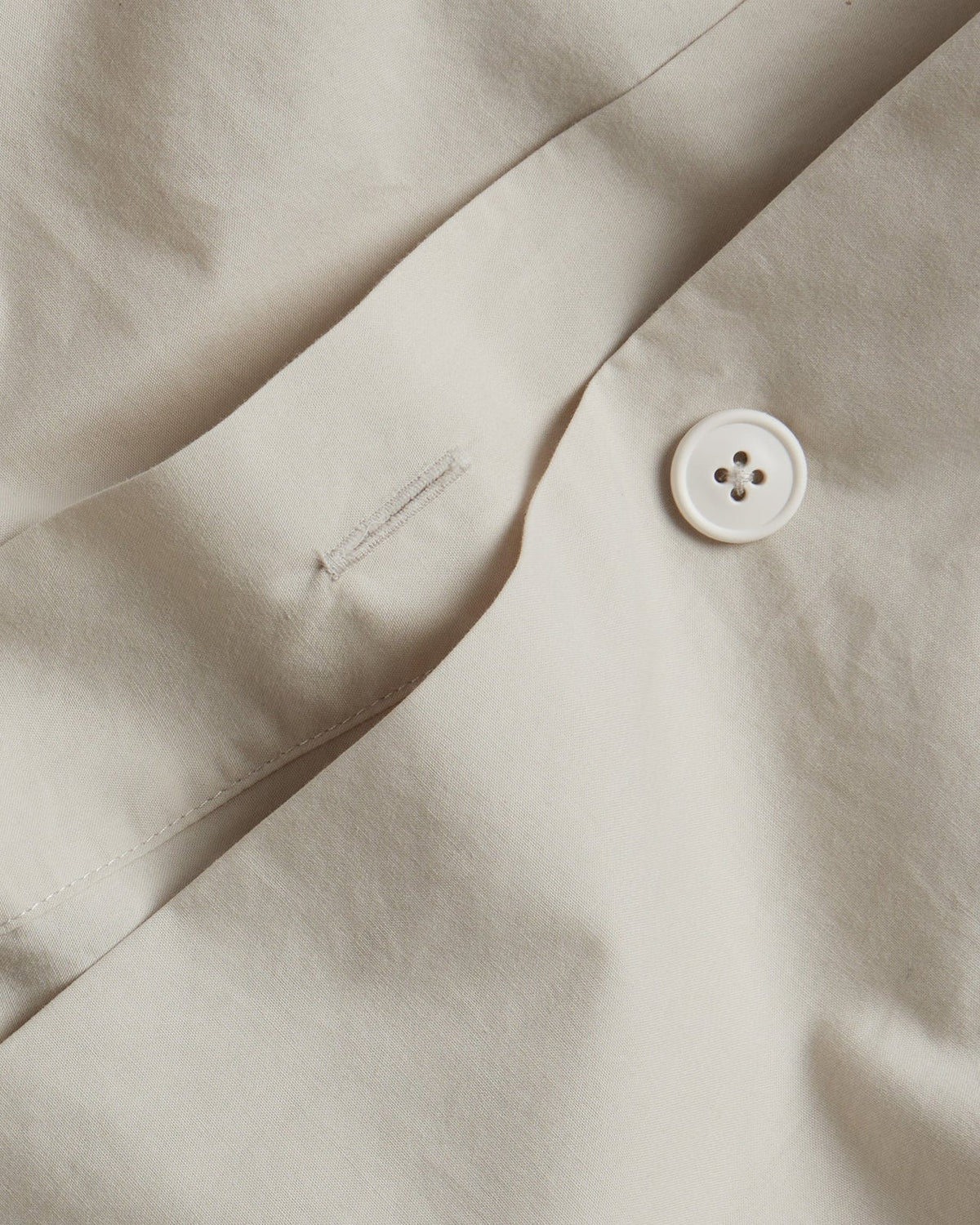 Brushed Cotton Duvet Cover Set - Bone K/CK