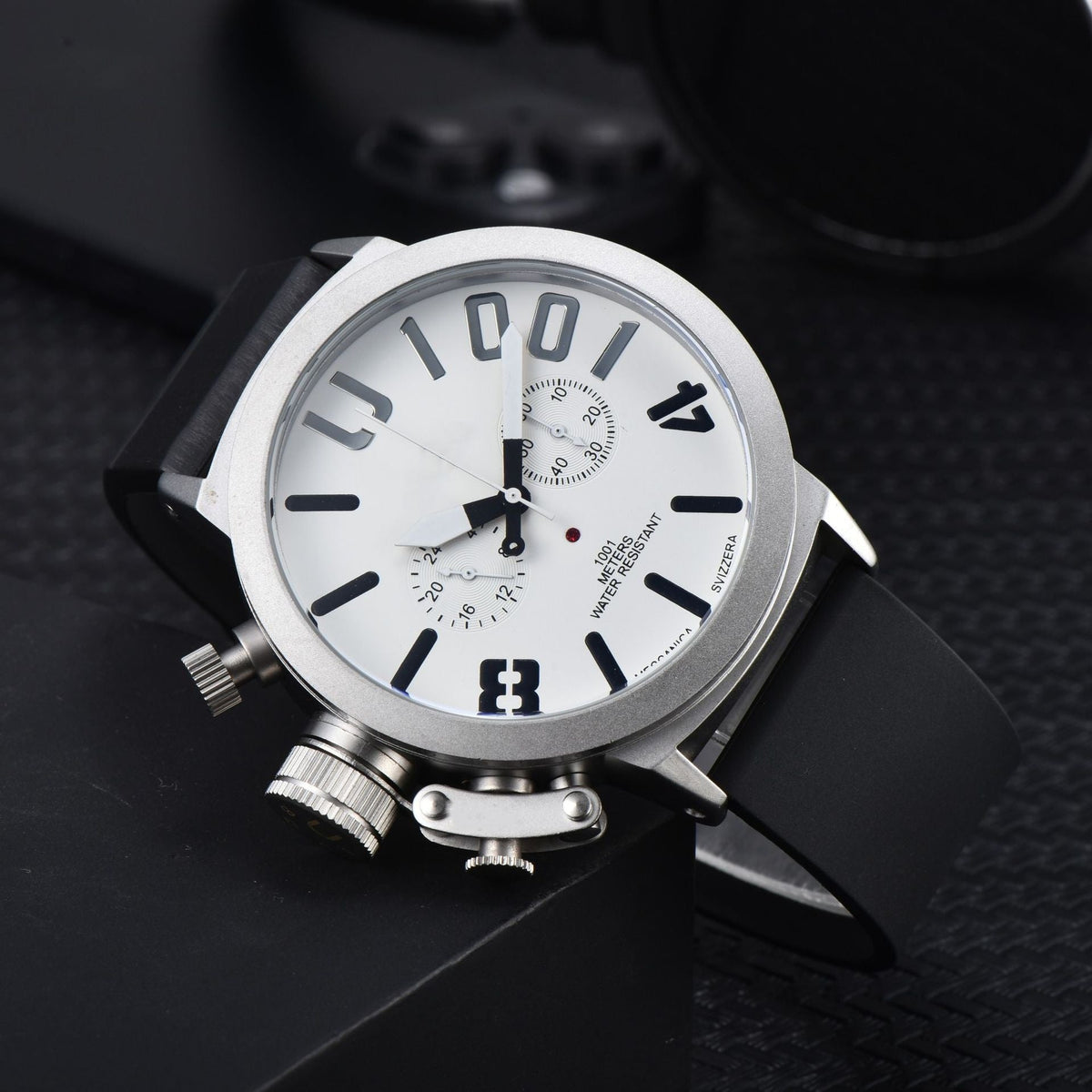 Self-Winding Stainless Steel Wristwatch