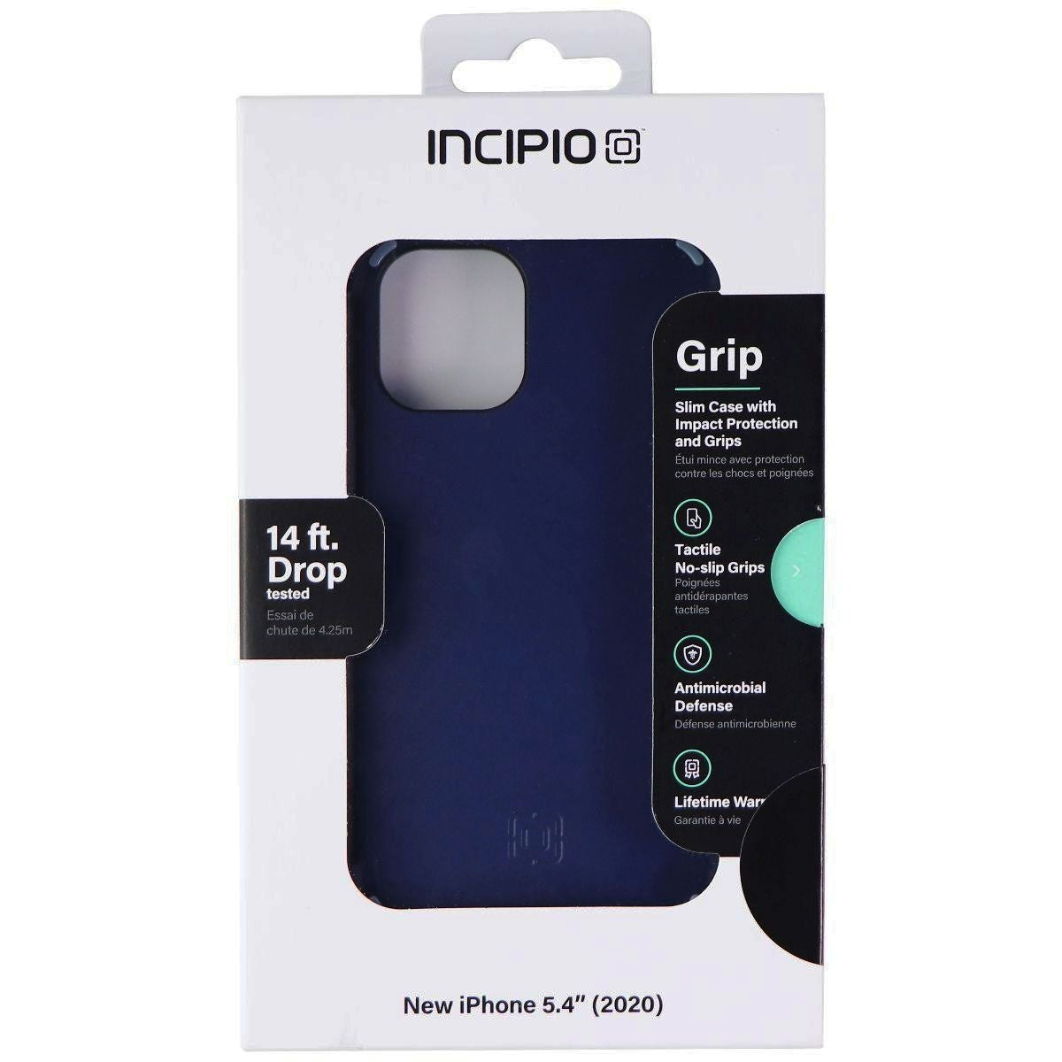 Incipio Grip Protective Case for Apple iPhone 12 Mini - Insignia Blue - New