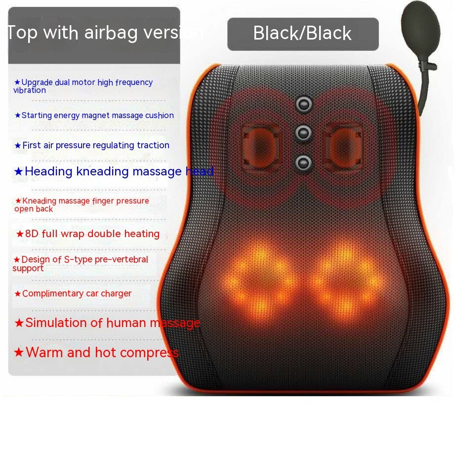 Electric Back & Neck Massager Pillow with Heat