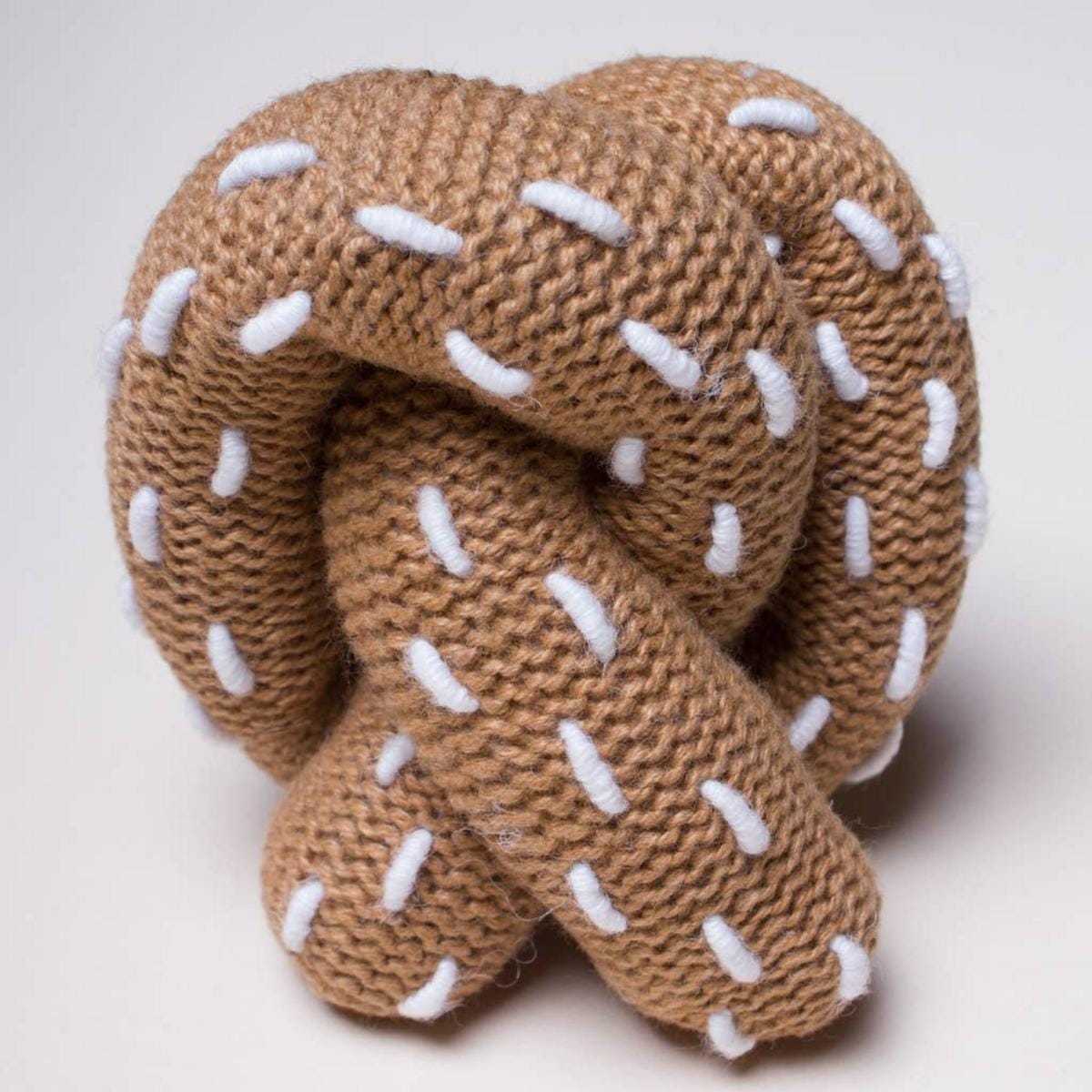 Estella Organic Baby Toy - Pretzel Rattle (Handmade)