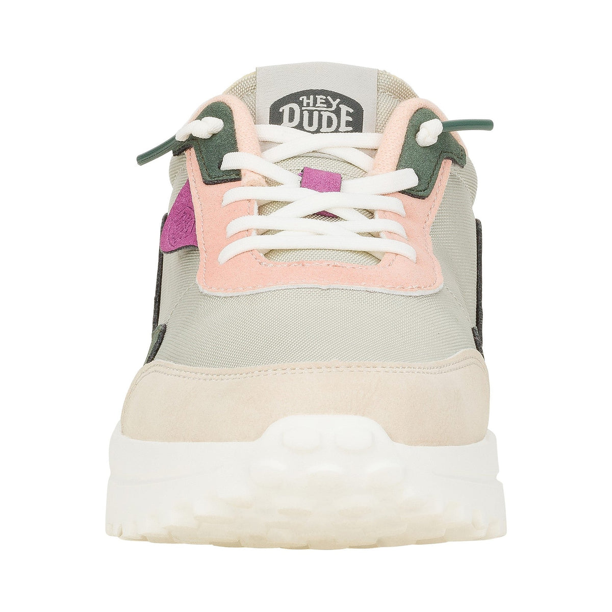 HEYDUDE Hayden Colorblock Womens Trainers - Dusty Olive/Multi