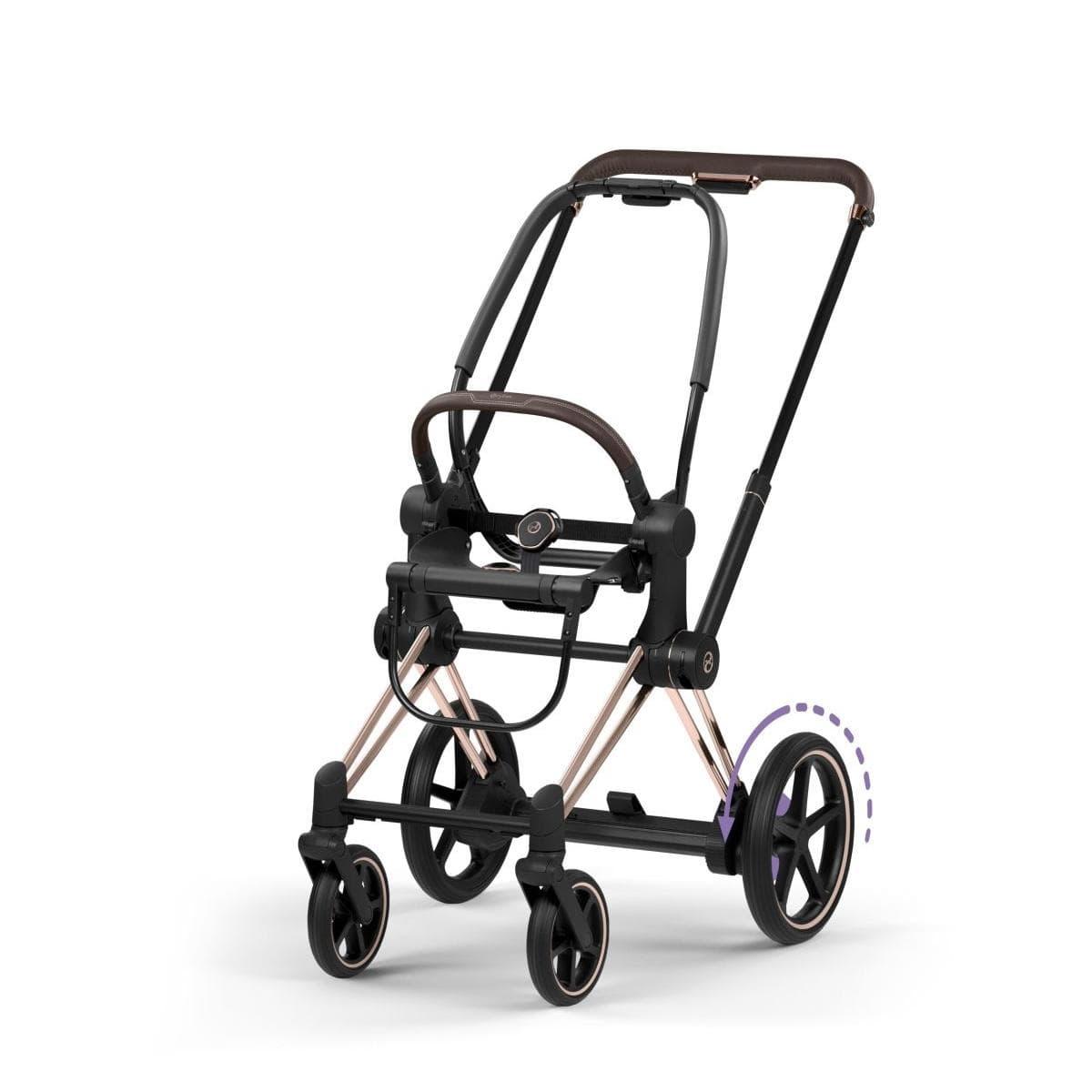 Cybex OPEN BOX e-Priam Style Frame (2026) - Rosegold