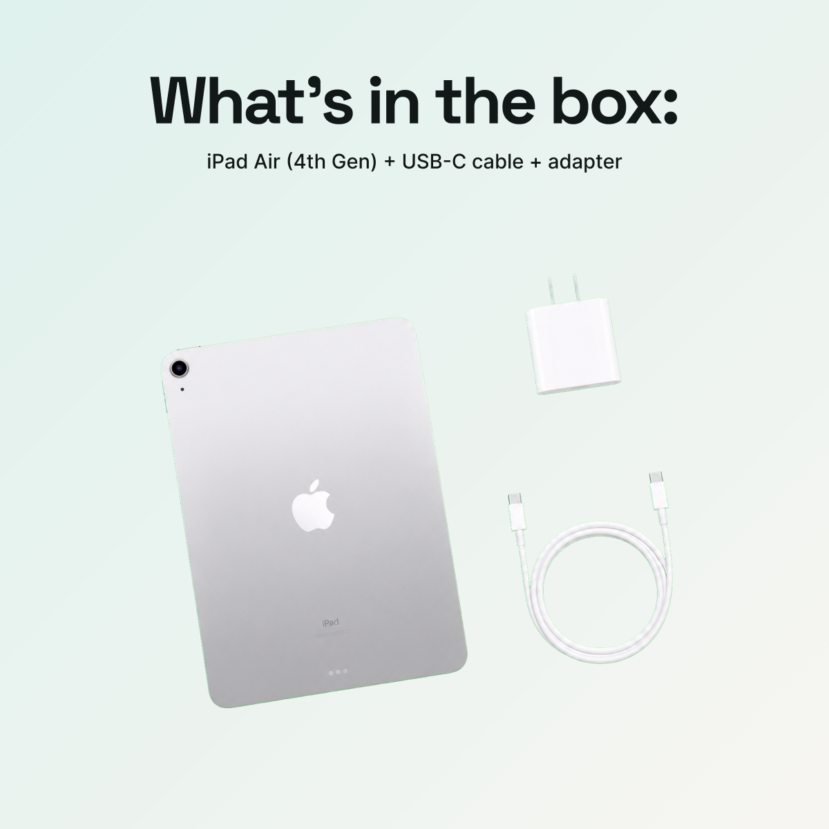 iPad Air 10.9" (4th Gen, 2020) 256GB - Silver (Wi-Fi + Cellular)