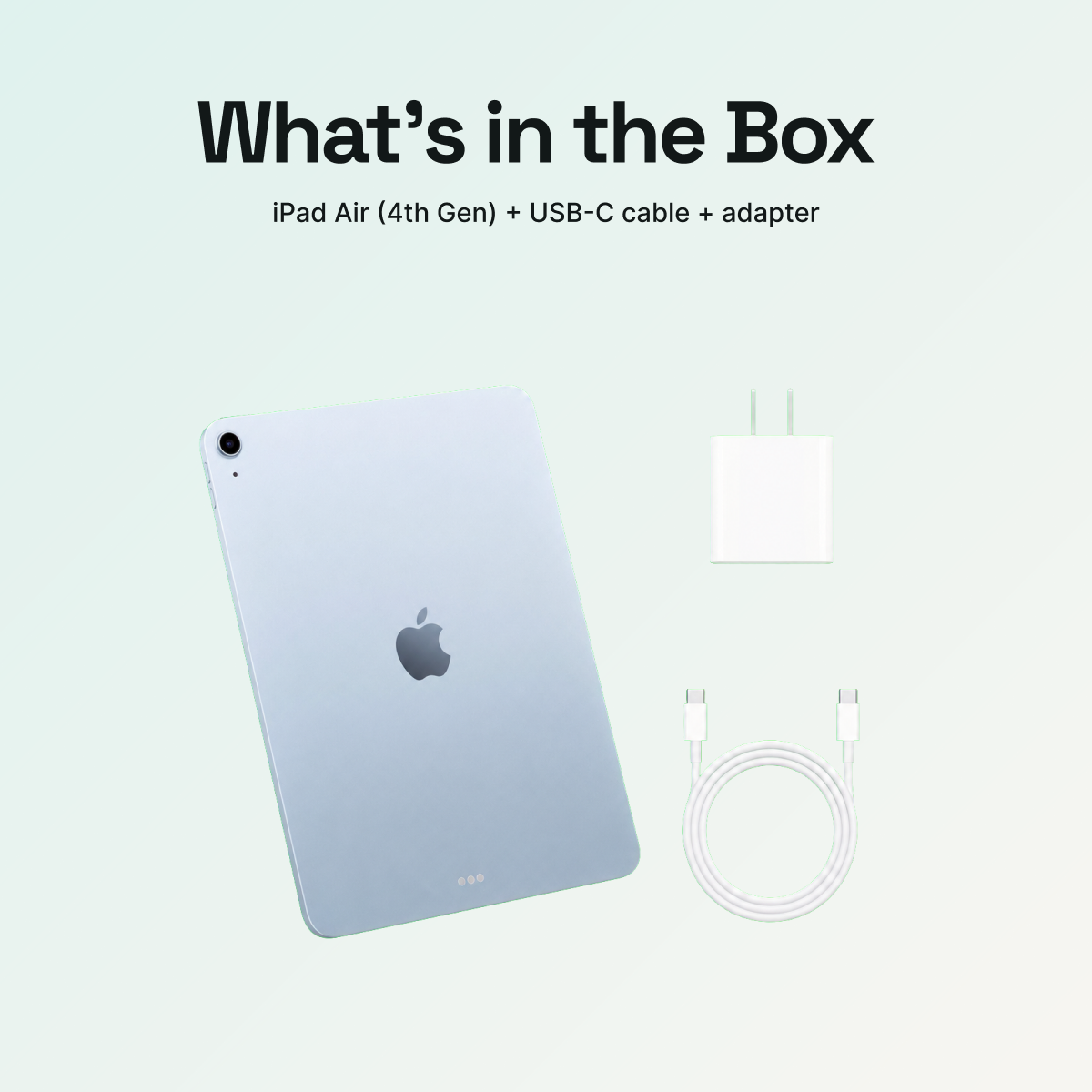 iPad Air 10.9" (4th Gen, 2020) 64GB - Sky Blue (Wi-Fi)