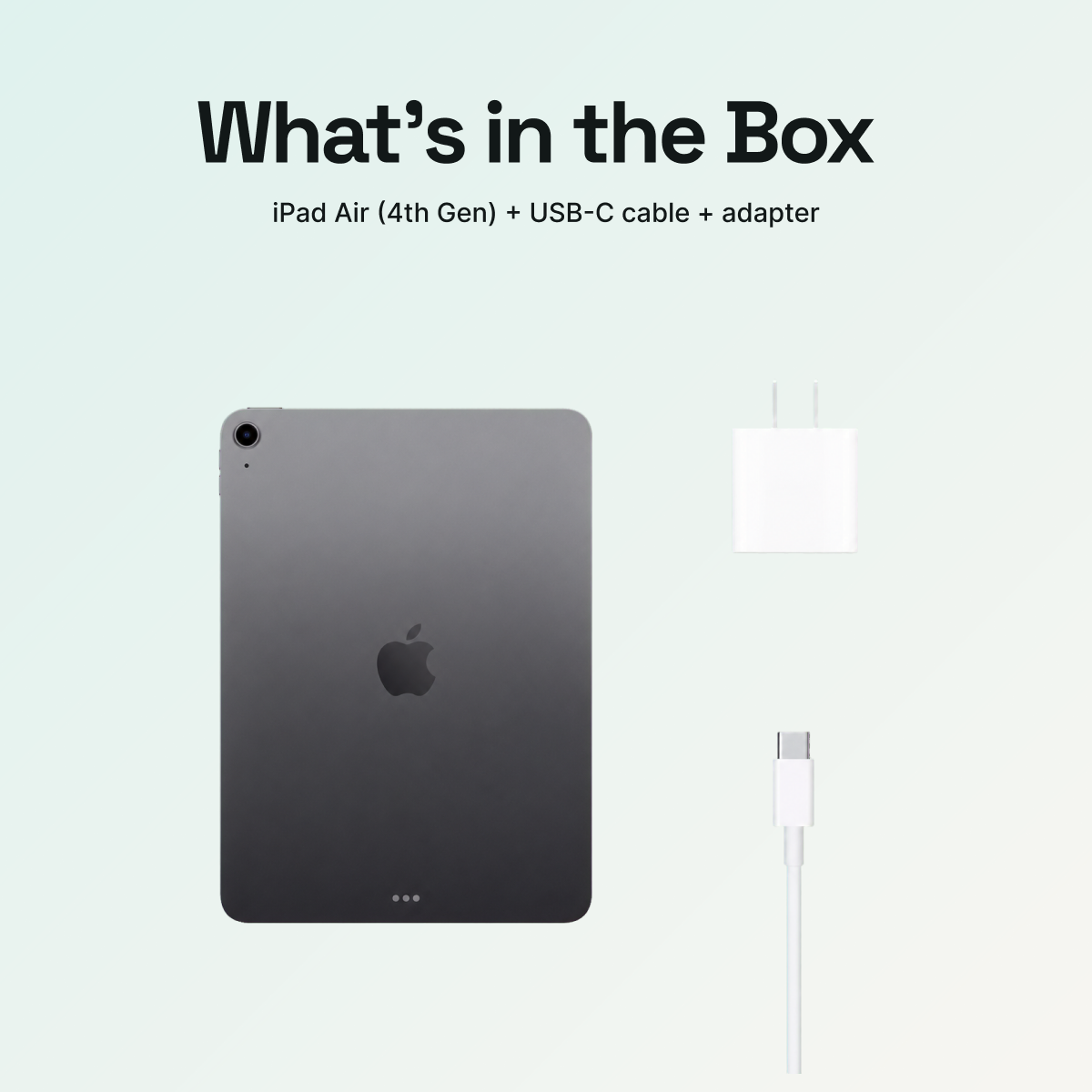 iPad Air 10.9" (4th Gen, 2020) 256GB - Space Gray (Wi-Fi)