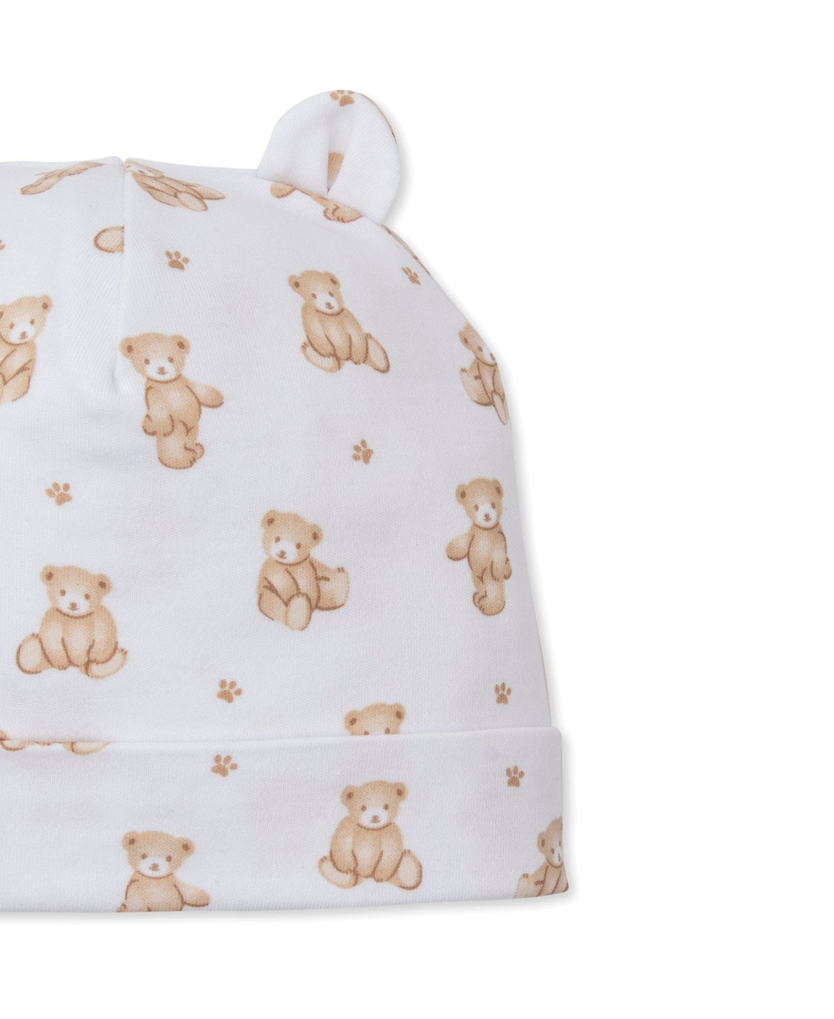 Kissy Kissy Hat - Teddy Bears, Tan, Newborn
