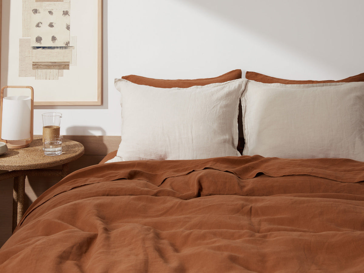 Classic Linen Sham Set - FINAL SALE (Bone)