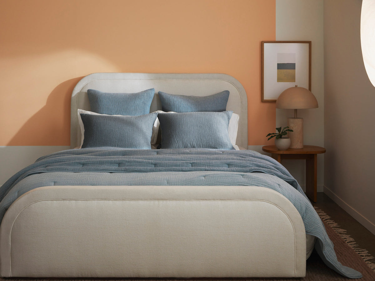 Organic Cloud Cotton Sham Set - FINAL SALE (Wave)
