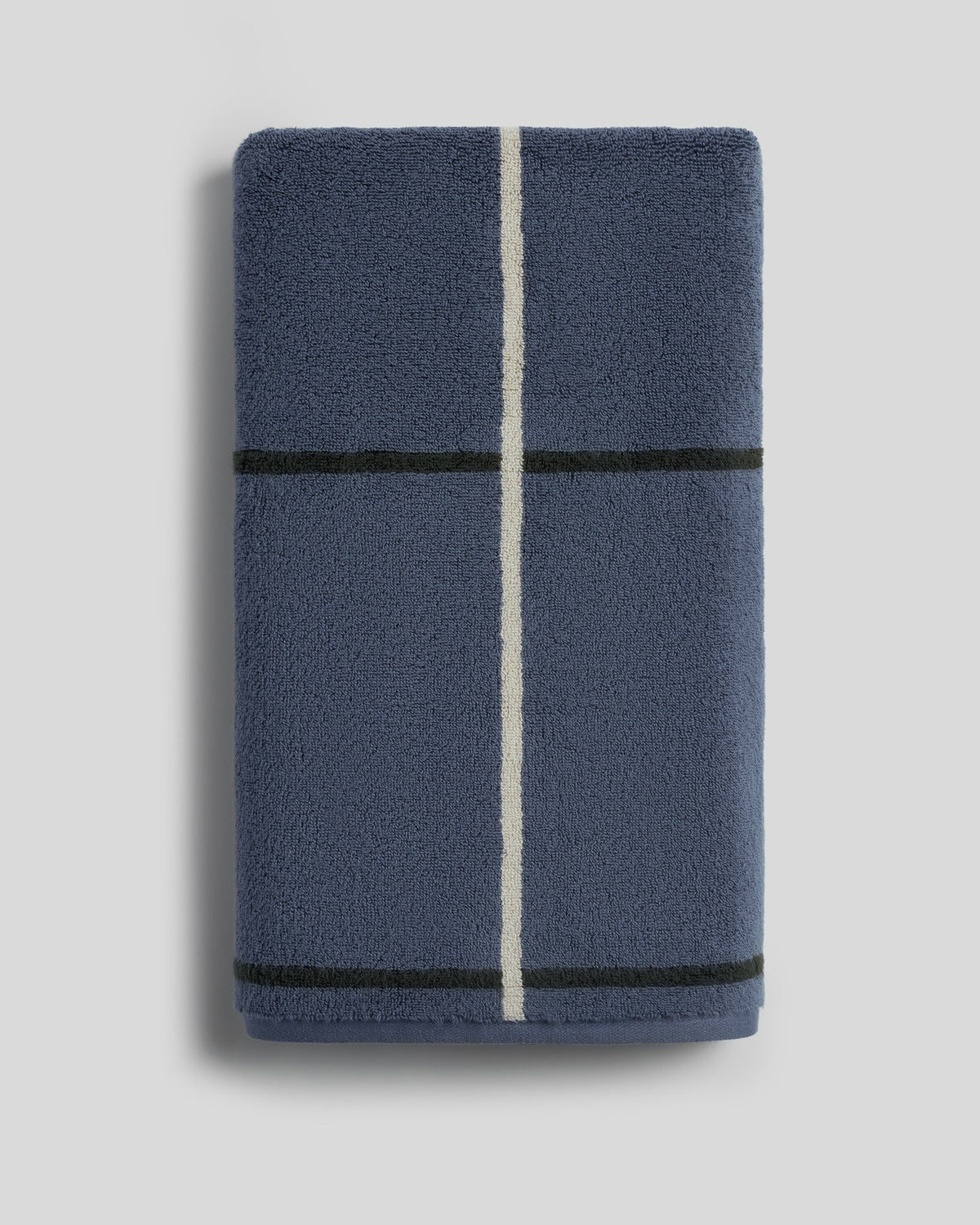 Organic Plush Towels (Dusk Windowpane)