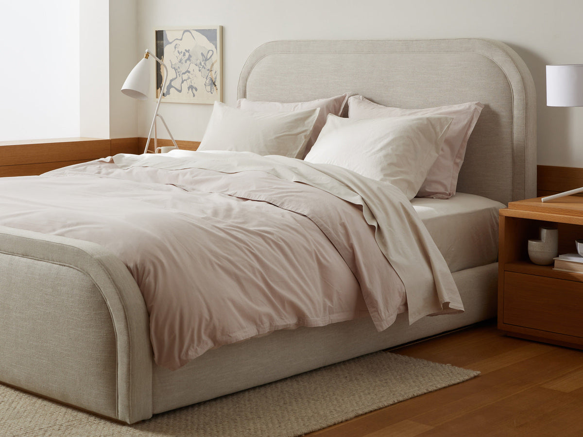 Percale Pillowcase Set - FINAL SALE (Sand)