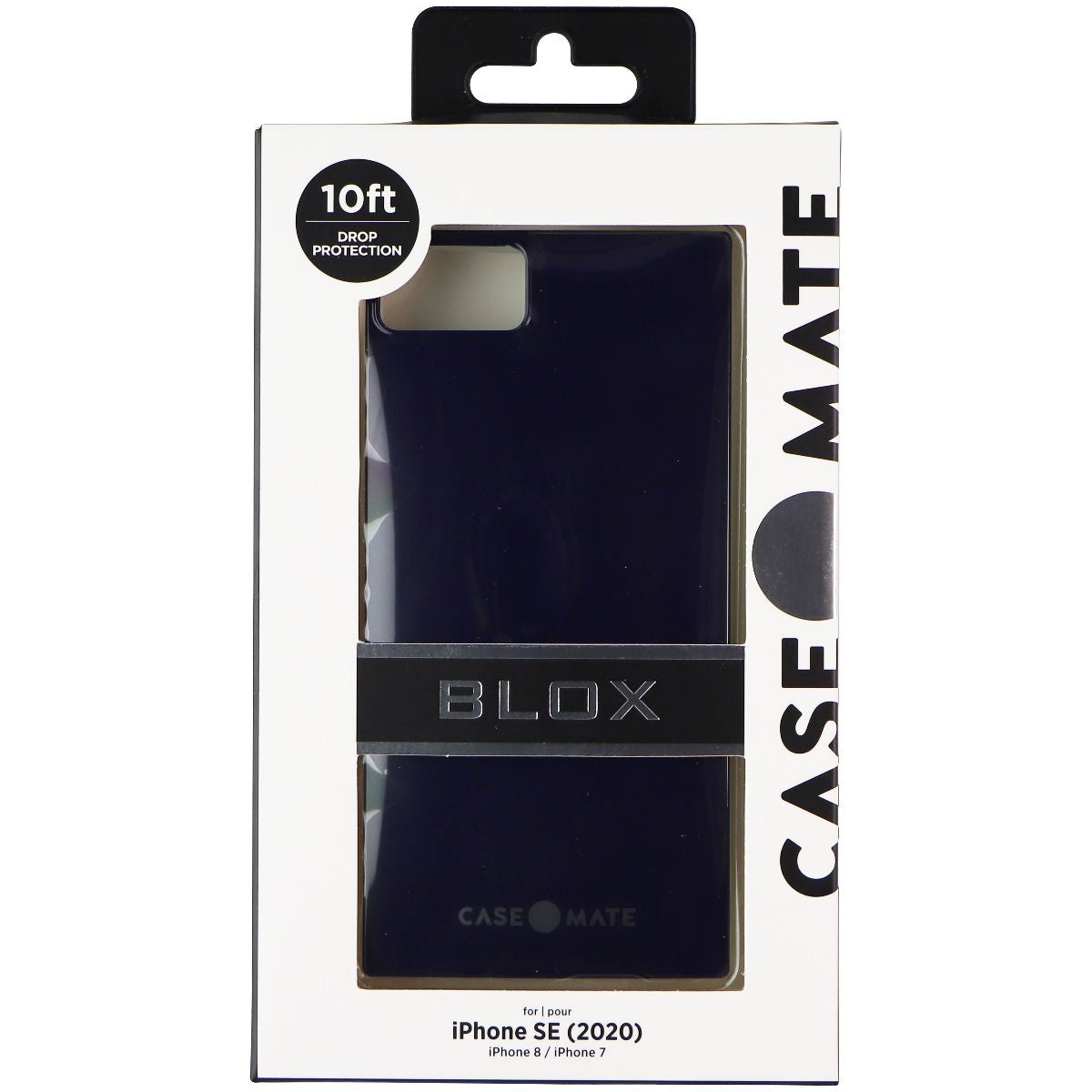 Case-Mate BLOX Hard Case for Apple iPhone SE (3rd/2nd Gen)/8/7 - Dark Blue Navy - New
