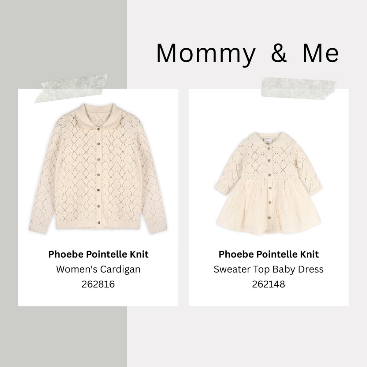 Viverano Organics Phoebe Pointelle Knit Sweater Top Baby Dress