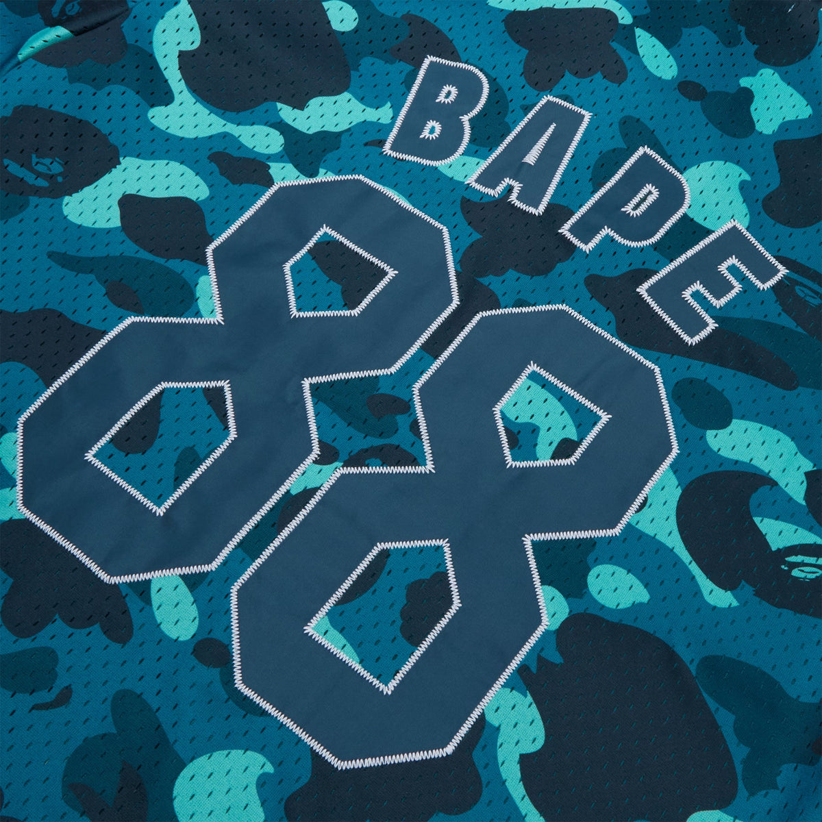 A Bathing Ape Color Camo Warm Up Ss Shirt M (Green)