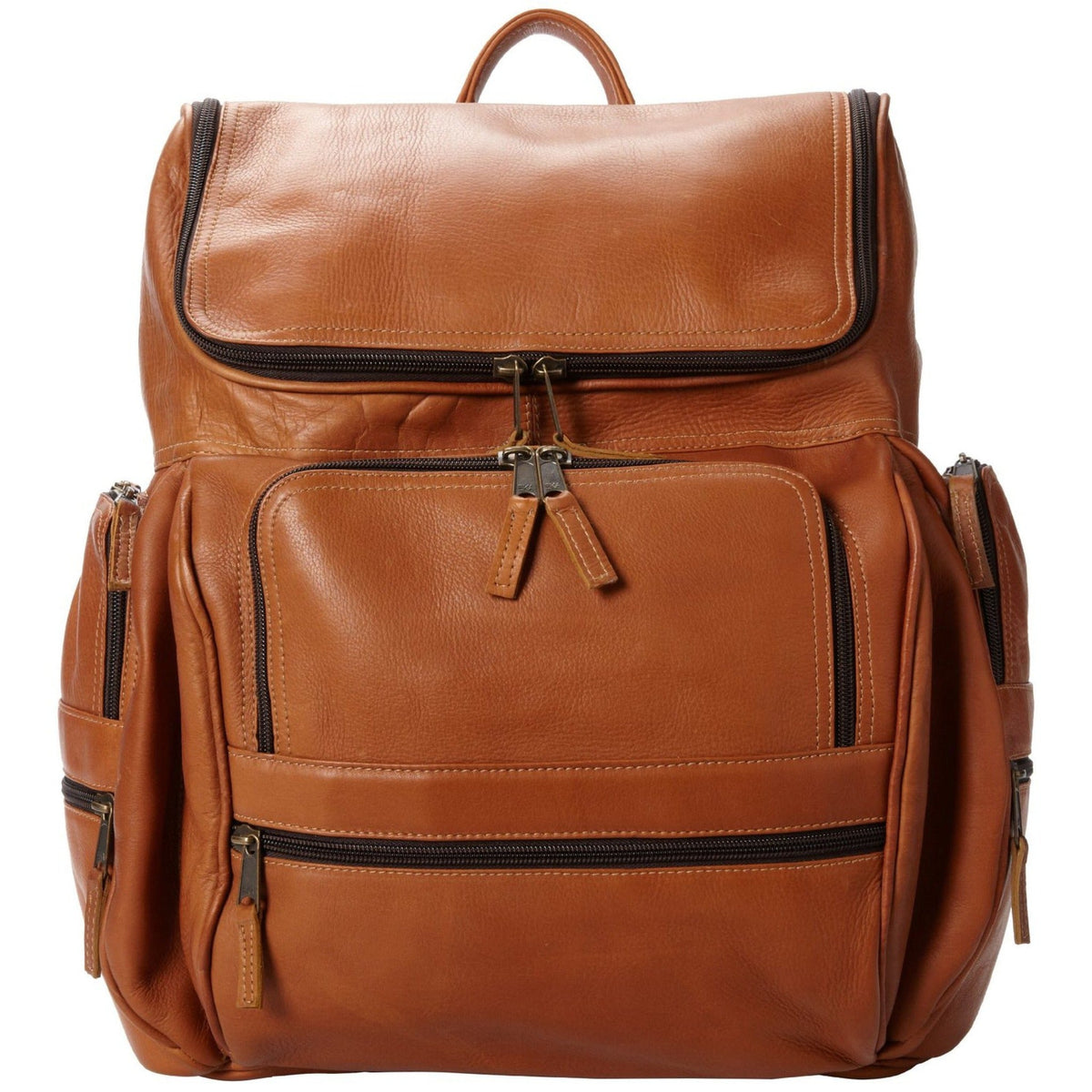 Explorer Leather Laptop Backpack