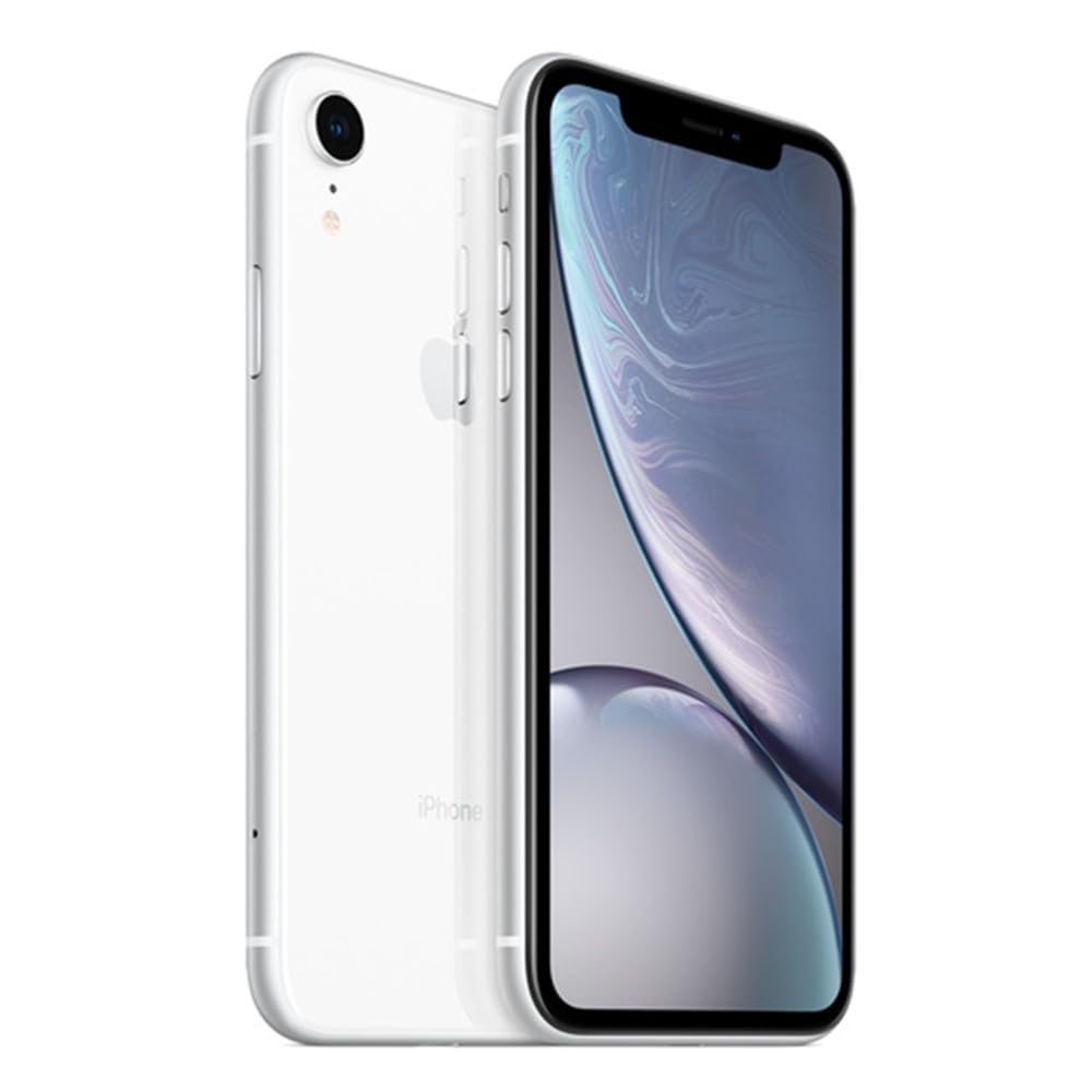 T-Mobile - Apple iPhone XR, US Version, 64GB, White -  MT2F2LL/A