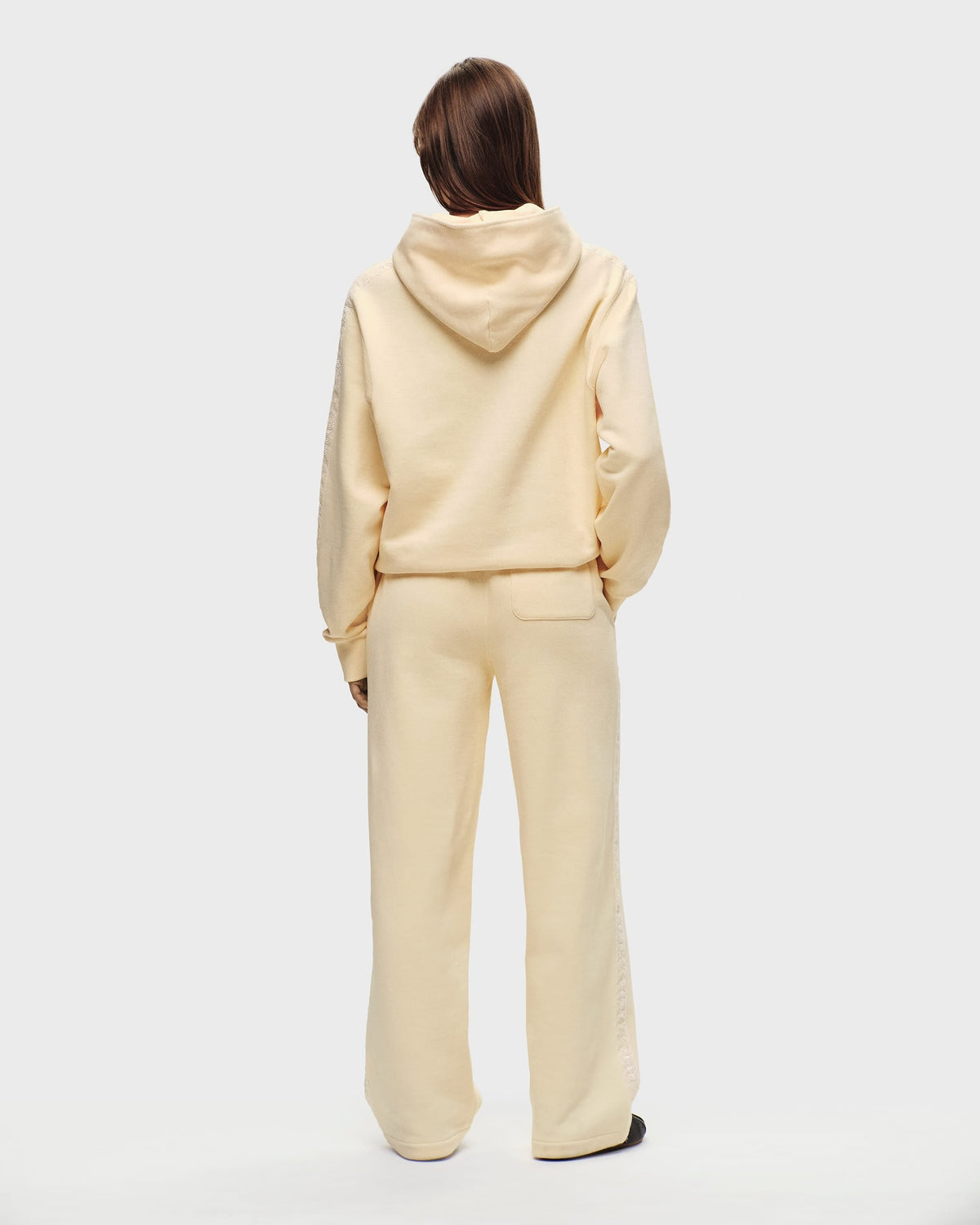 PUMA Lace Trim Fleece Straight Sweatpant