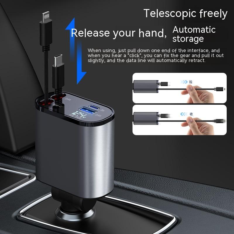100W Metal Car Fast Charger
