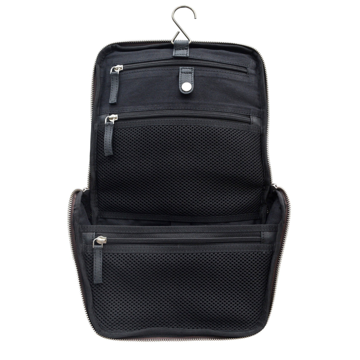 Hanging Leather Travel Kit