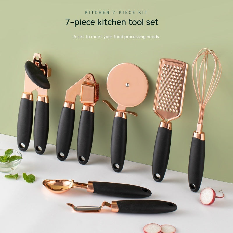 Copper-Plated Kitchen Peeler Set