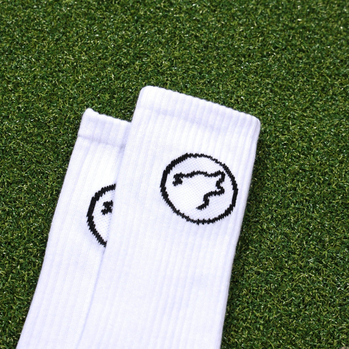 Arctic White Grip Socks