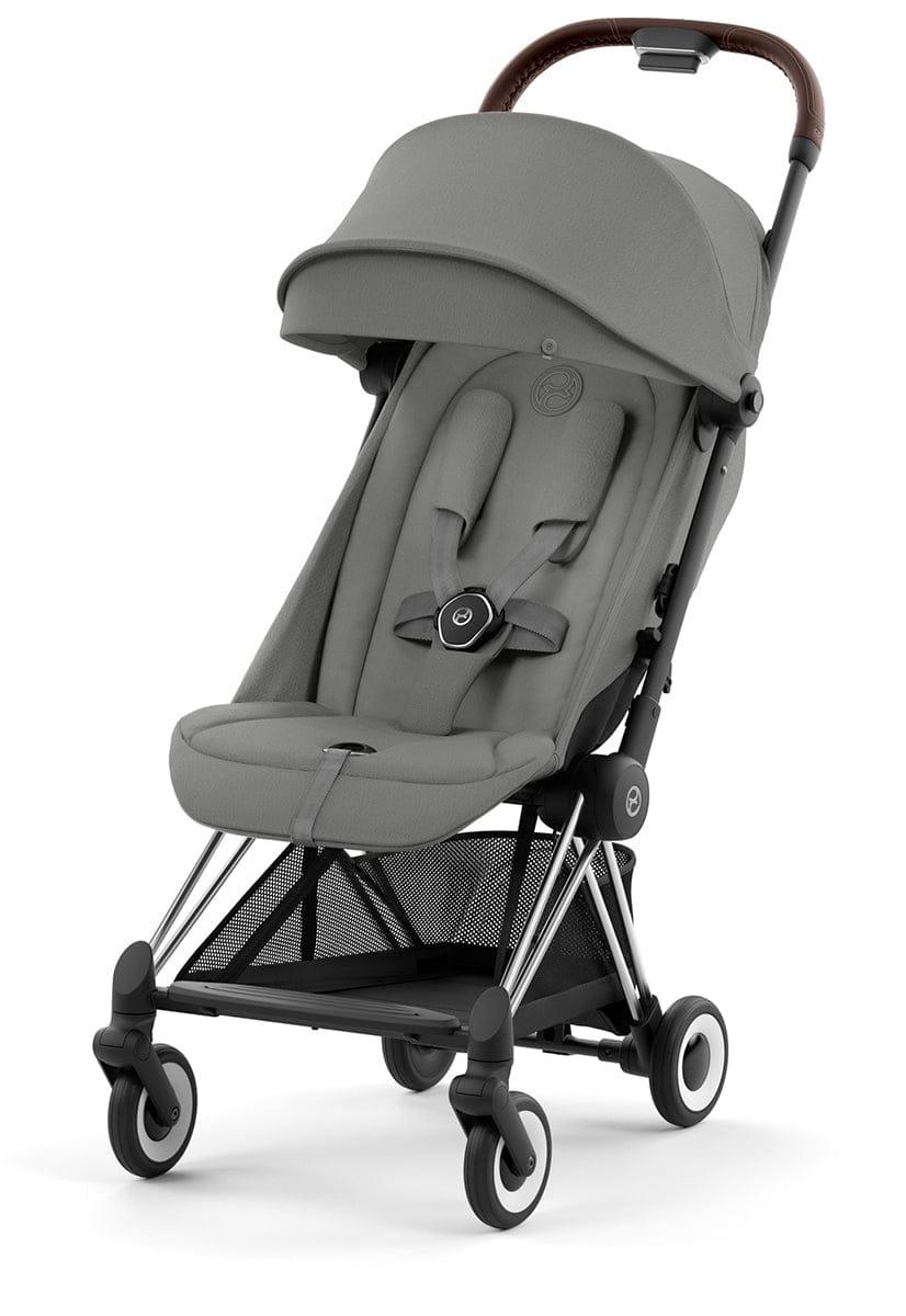 Cybex OPEN BOX COYA Compact Stroller - Chrome / Dark Brown / Mirage