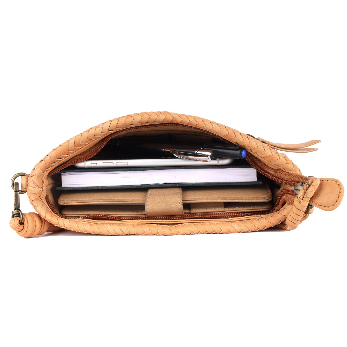 Hudson Leather Crossbody Bag