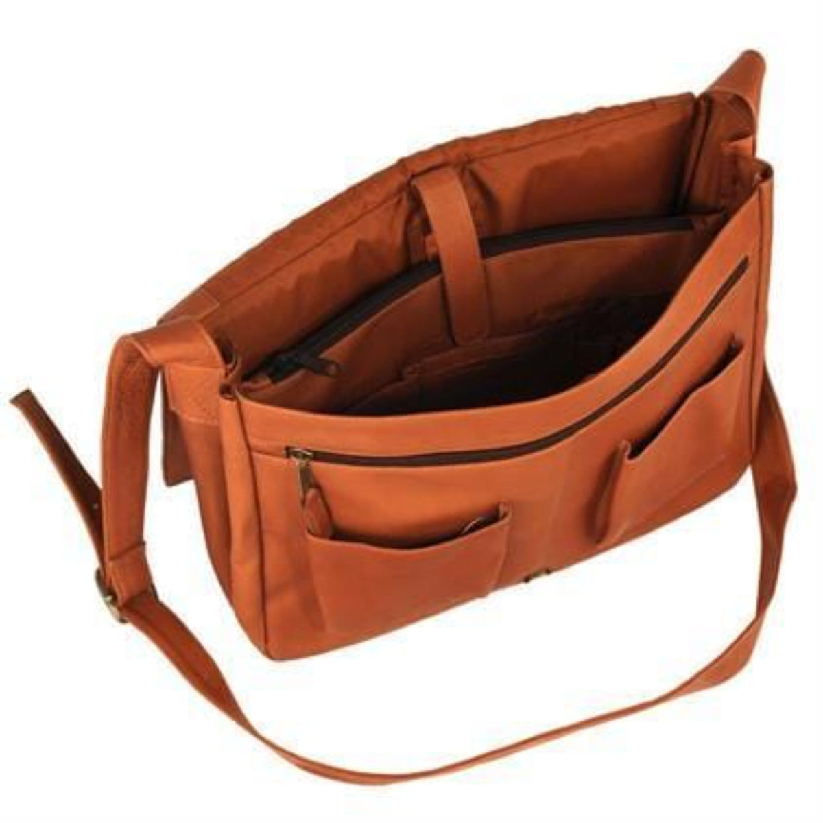 Yosemite Leather Laptop Messenger Bag - Lg