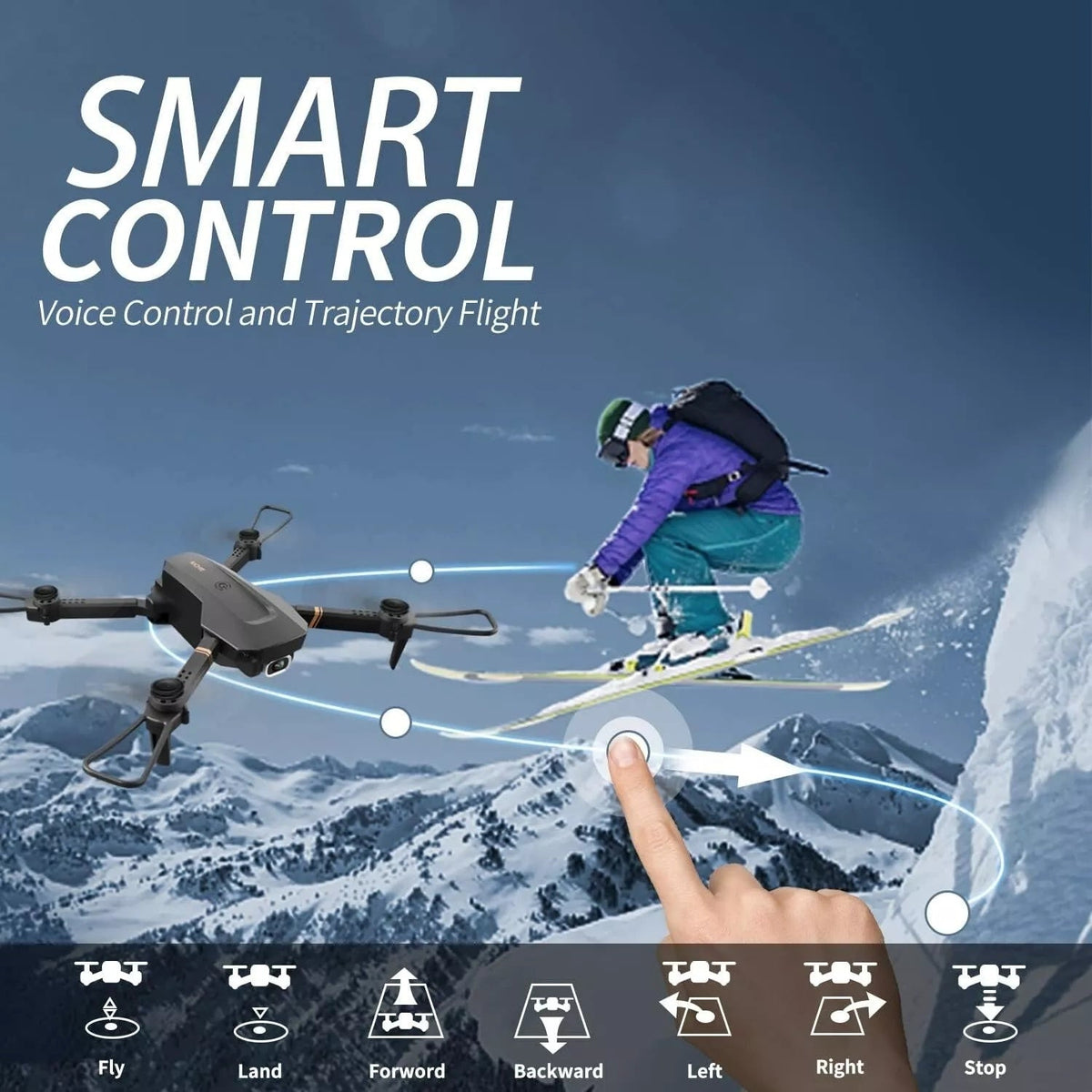 4DRC V4 Foldable Mini Drone with 4K/1080P HD Camera