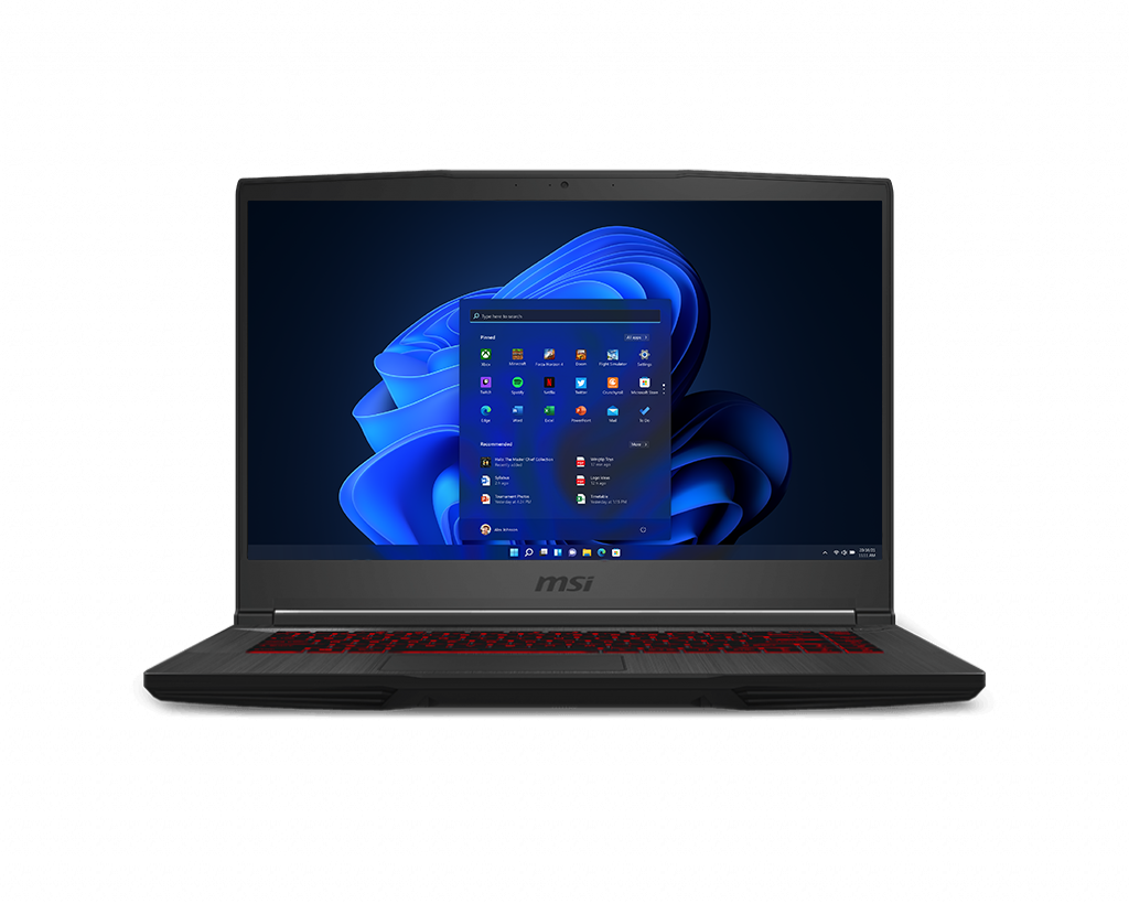 MSI GF65 Thin 10UE-089 15.6" 144hz - Core i5-10200H - RTX3060 - 8GB RAM - 512GB SSD - Black - GF65089