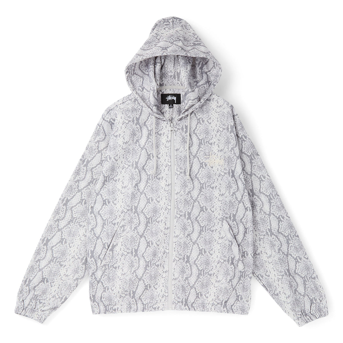 Stussy Athletic Mesh Zip Hood (Snake)