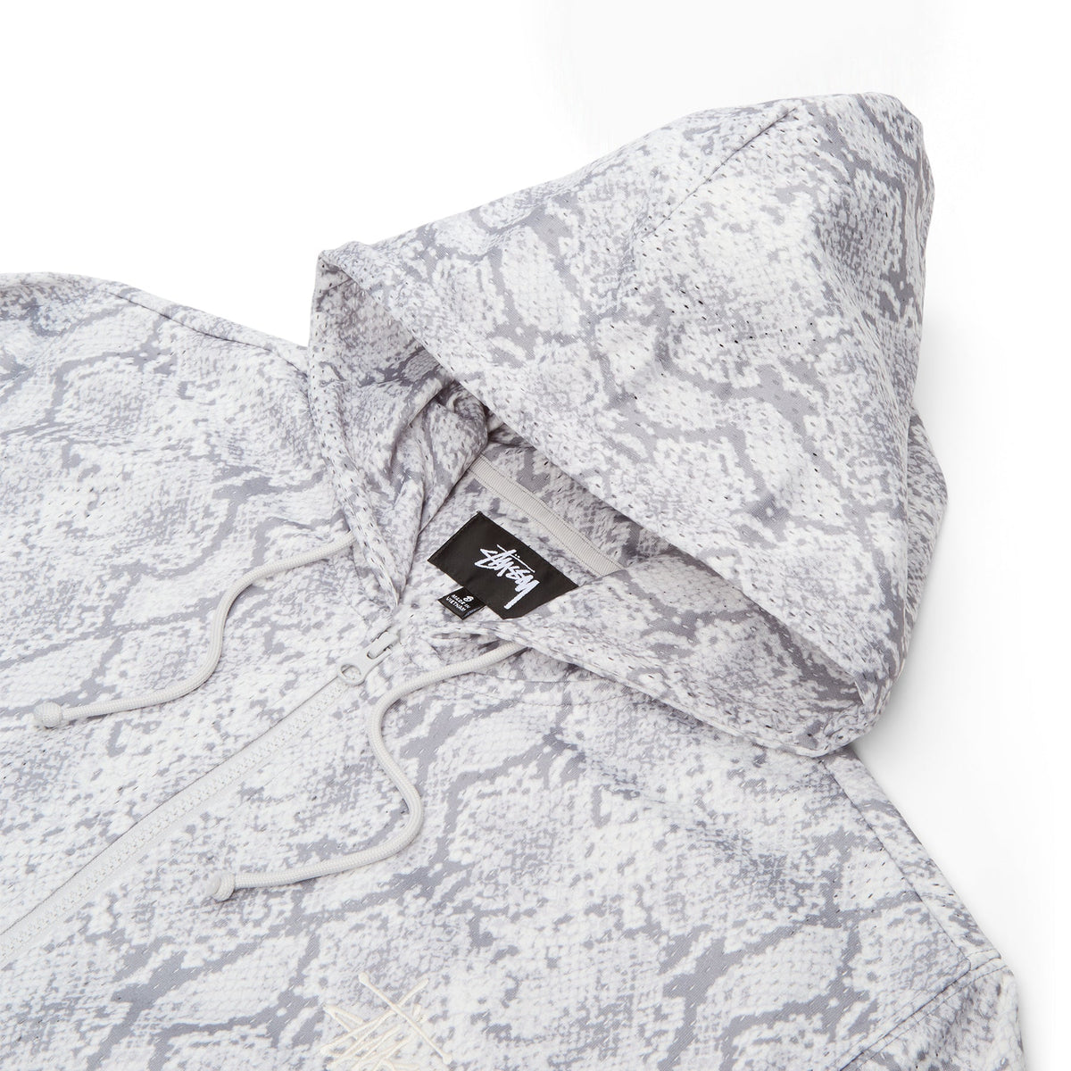 Stussy Athletic Mesh Zip Hood (Snake)