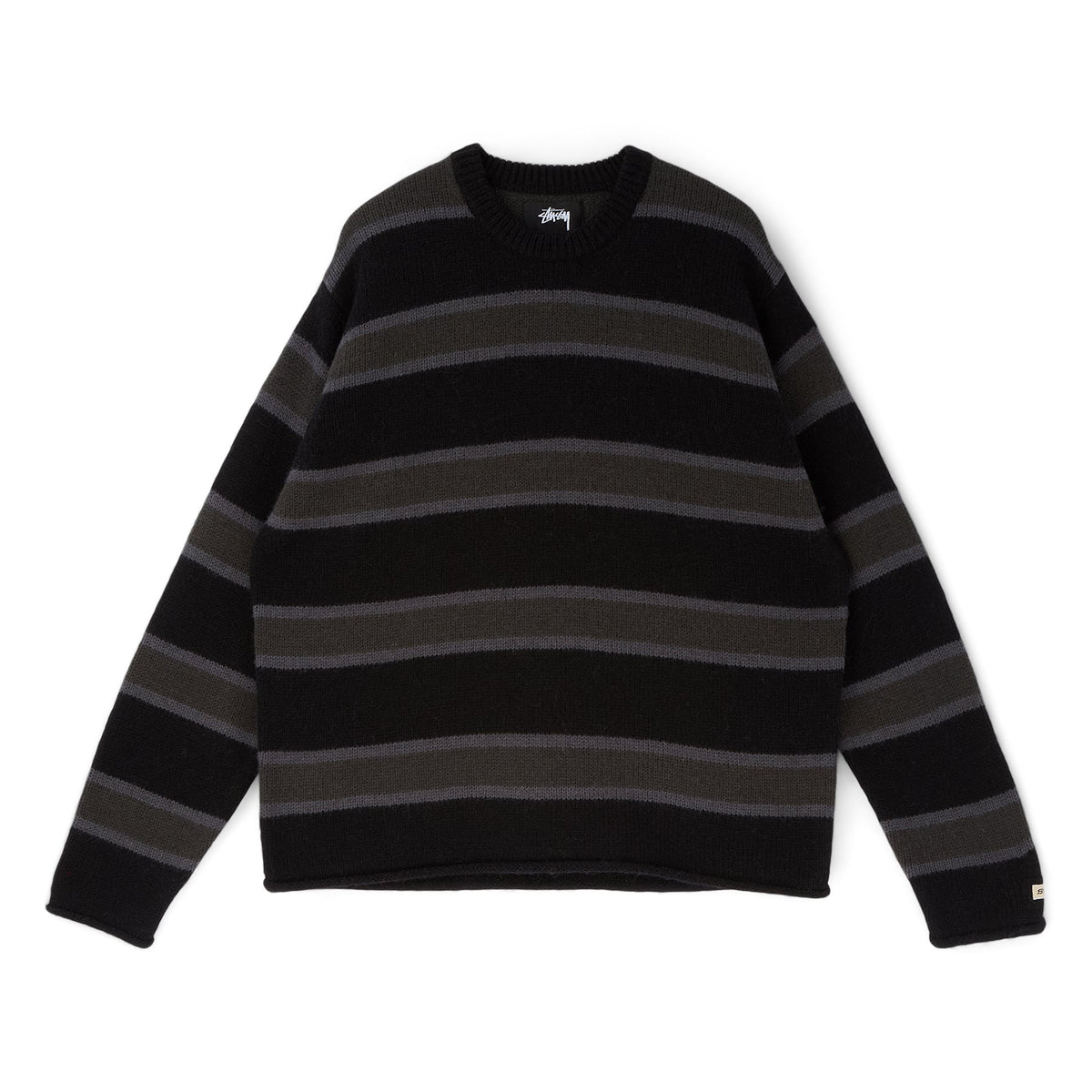 Stussy Striped Wool Sweater (Black)