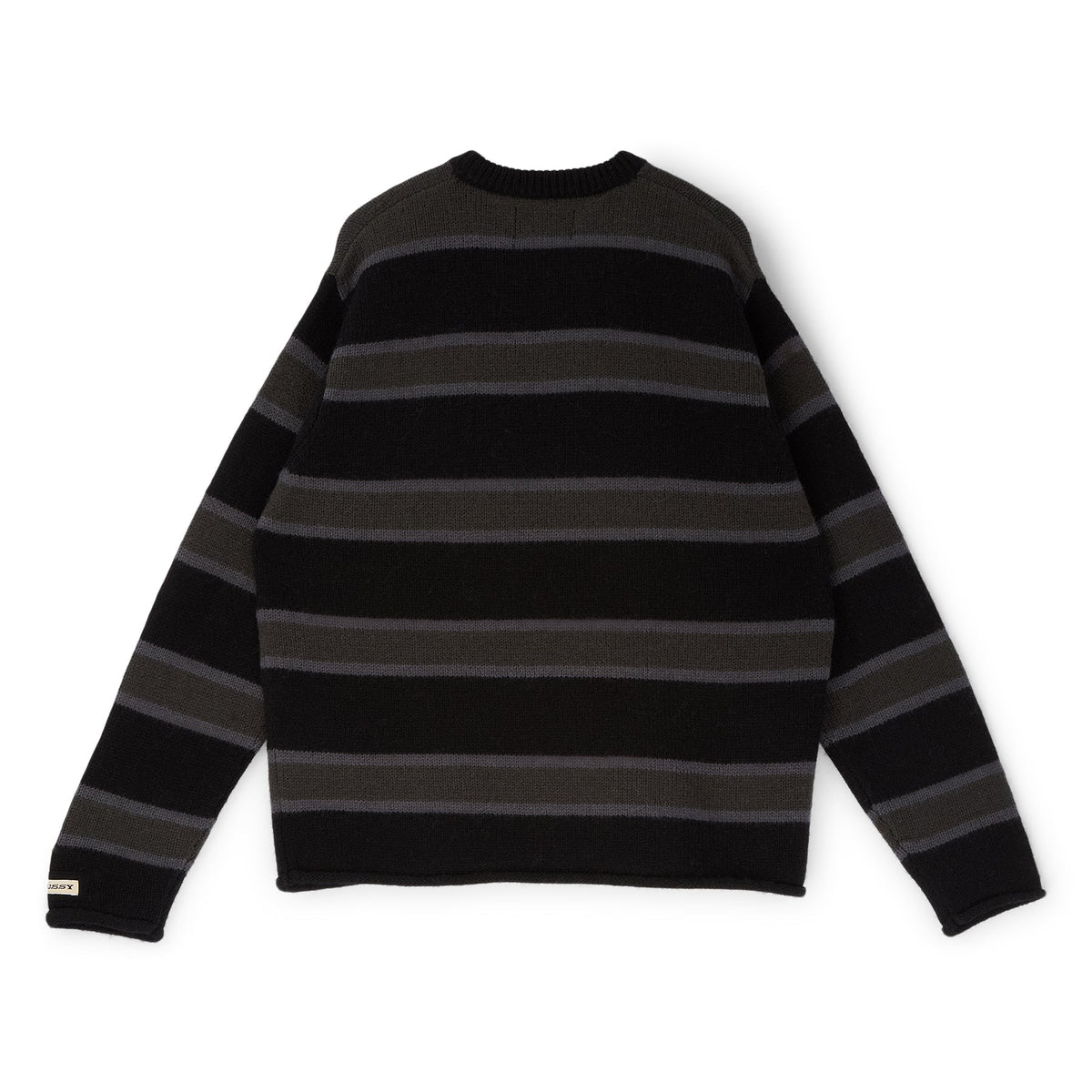 Stussy Striped Wool Sweater (Black)