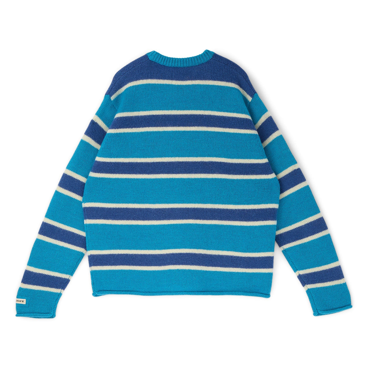 Stussy Striped Wool Sweater (Blue)