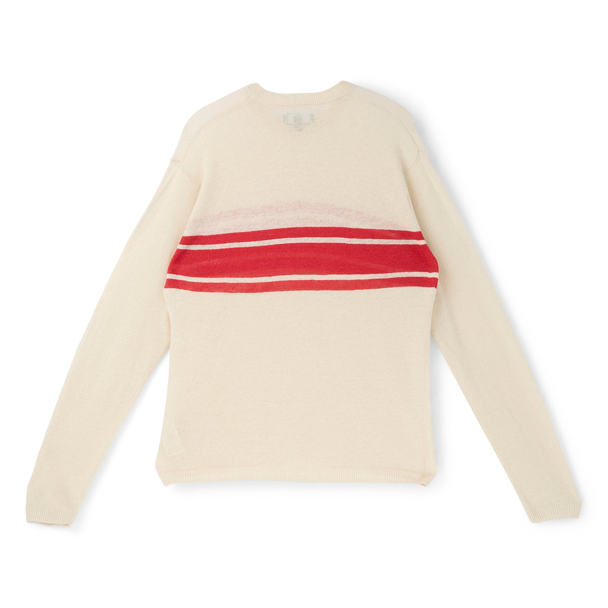Stussy Striped Long Sleeve Sweater (Bone)