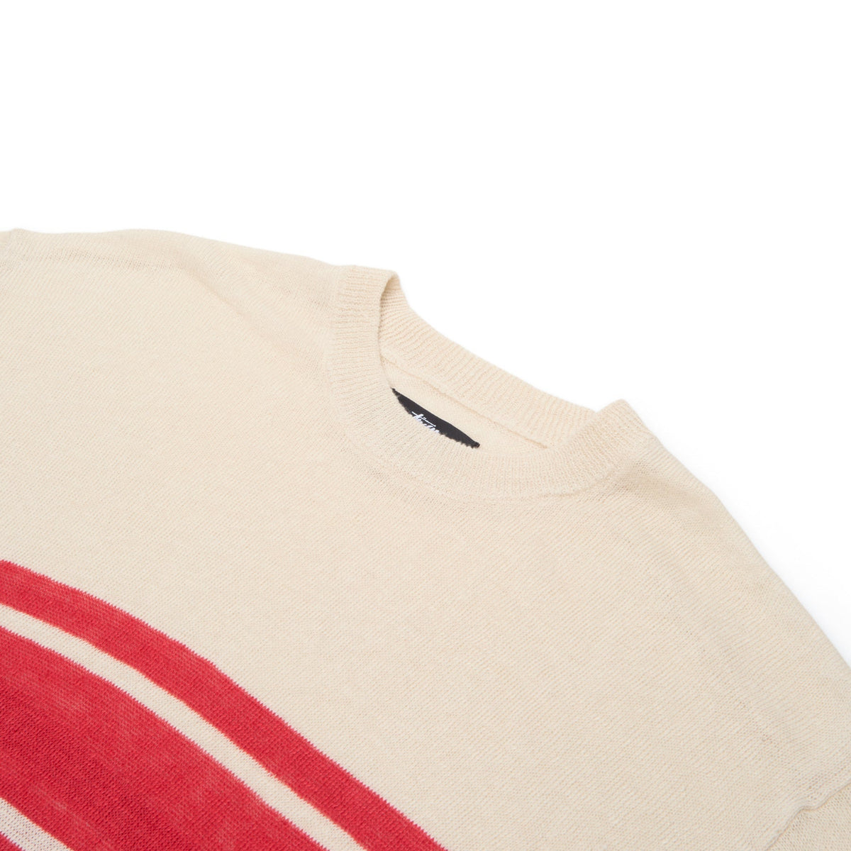 Stussy Striped Long Sleeve Sweater (Bone)