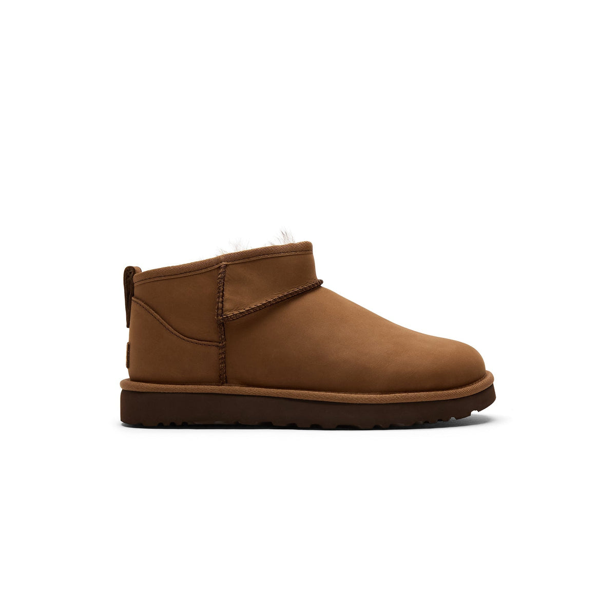 UGG WMNS Classic Ultra Mini Nubuck (Dark Chestnut)