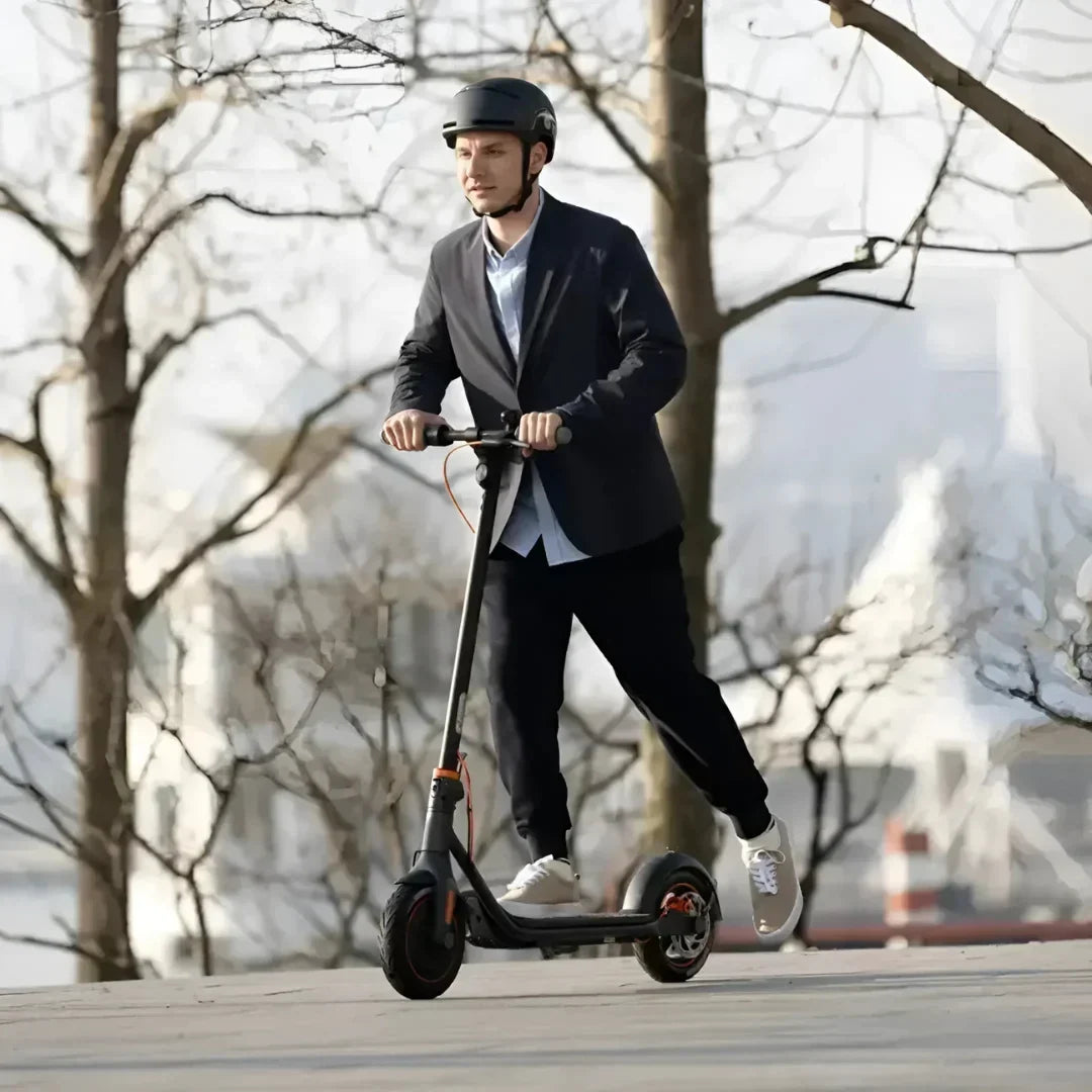 Segway - F30 Scooter w/ 18.6 Max Operating Range & 15.5mph Max Speed - Gray - AA.00.0010.84 - Excellent Condition