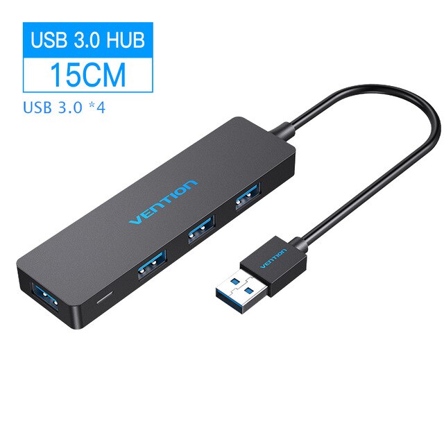 High-Speed USB 3.0 4-Port Hub
