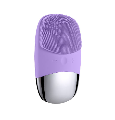 Mini Silicone Electric Face Cleansing Brush & Skin Massager