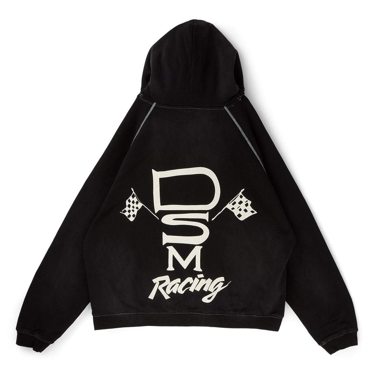 Diet Starts Monday Contrast Stitch Hoodie (Vintage Black)