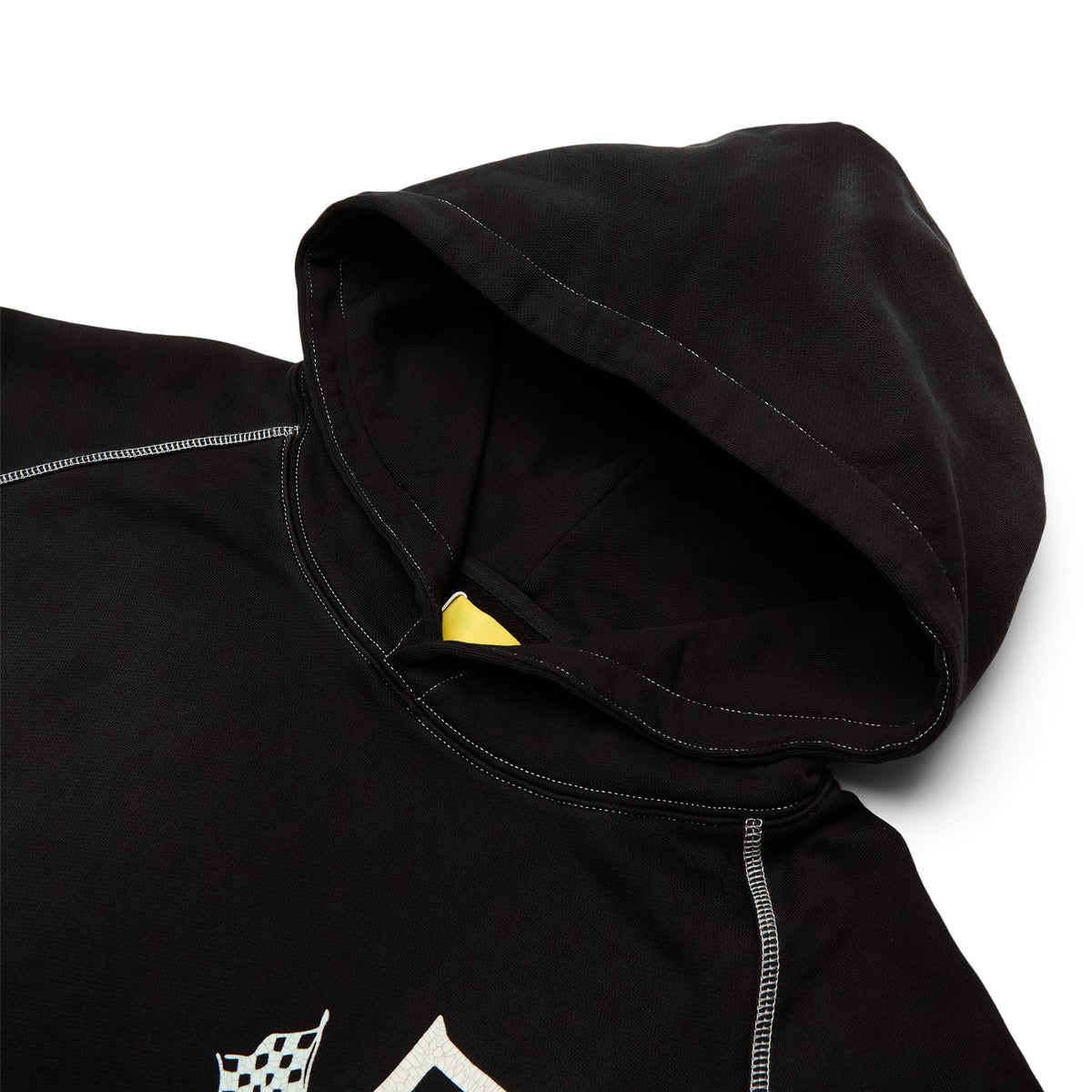 Diet Starts Monday Contrast Stitch Hoodie (Vintage Black)