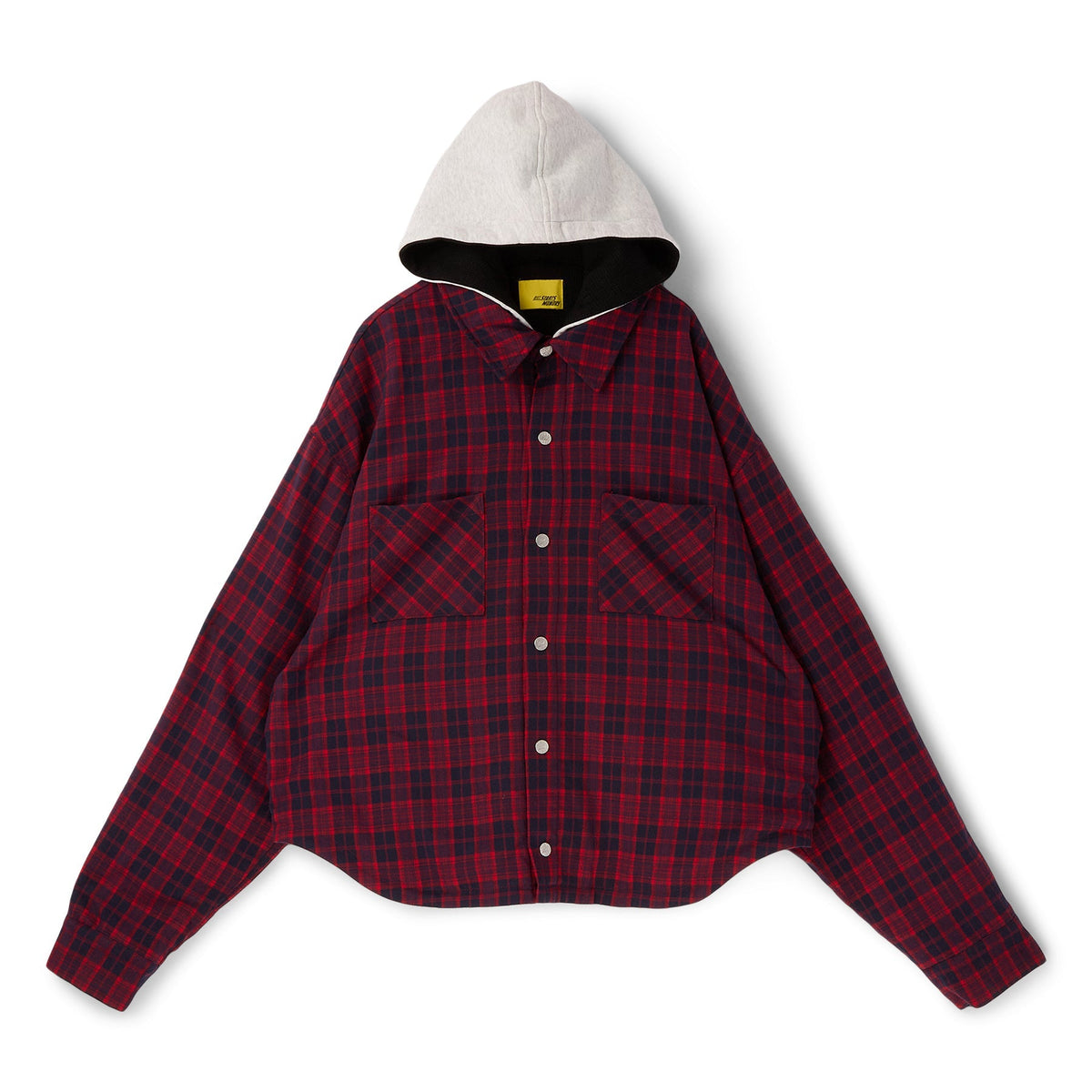 Diet Starts Monday Eagle Hooded Flannel (Red/Navy)