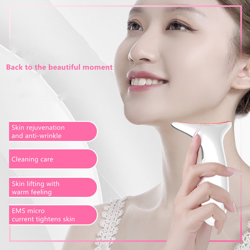 Neck Massager & LED Skin Care Beauty Device