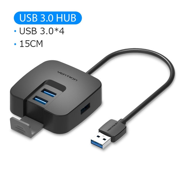 High-Speed USB 3.0 4-Port Hub