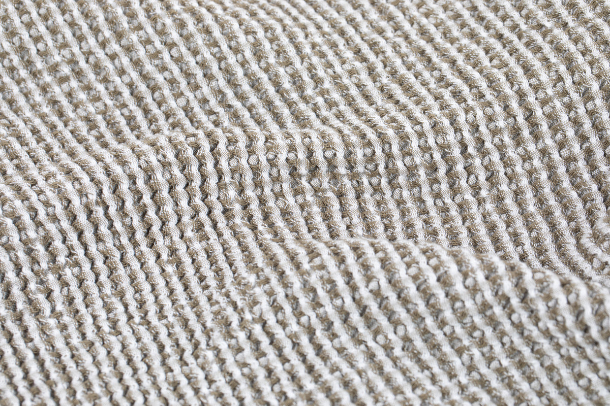 The Organic Cotton Waffle Throw