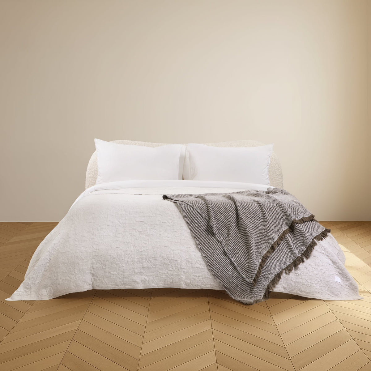 The Organic Cotton Waffle Throw