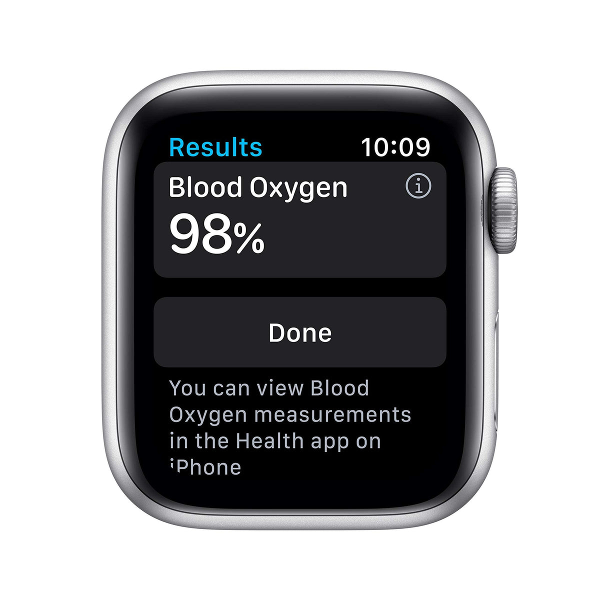 Apple Watch Series 6 (GPS, 40mm) - Silver Aluminum Case with White Sport Band - MG283LL/A